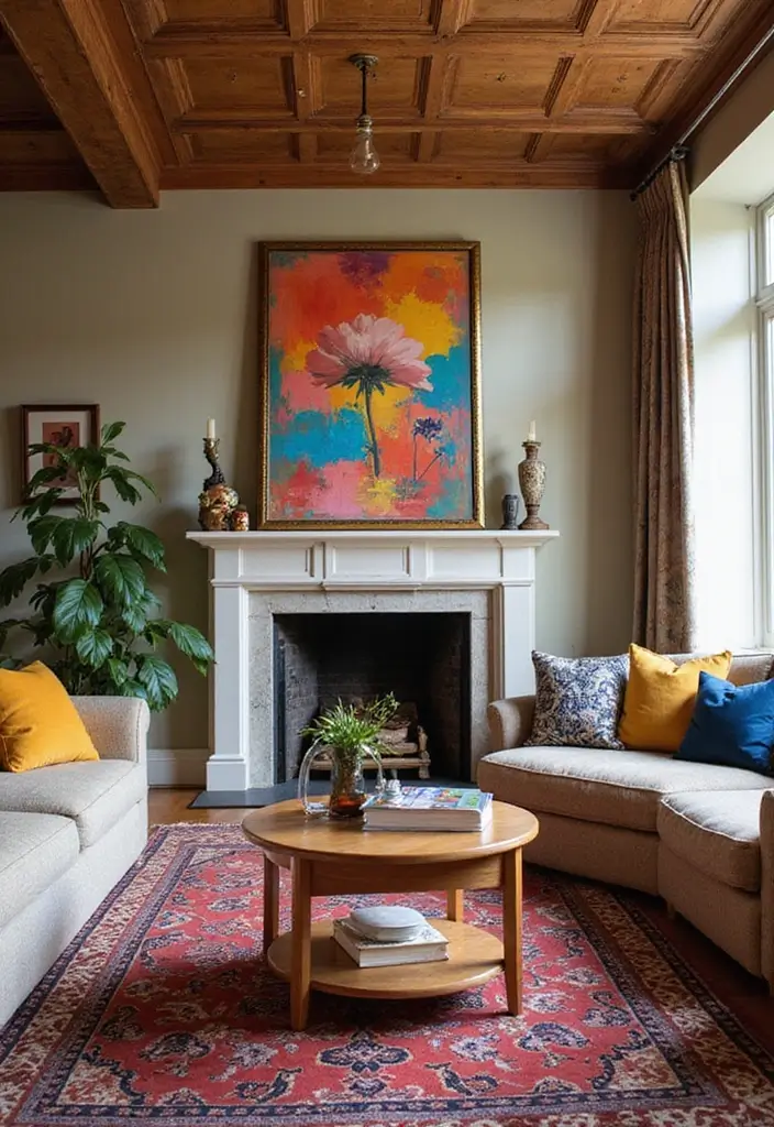 27 Living Room Backgrounds Perfect for Editing & Creativity - 27. Artistic Expression