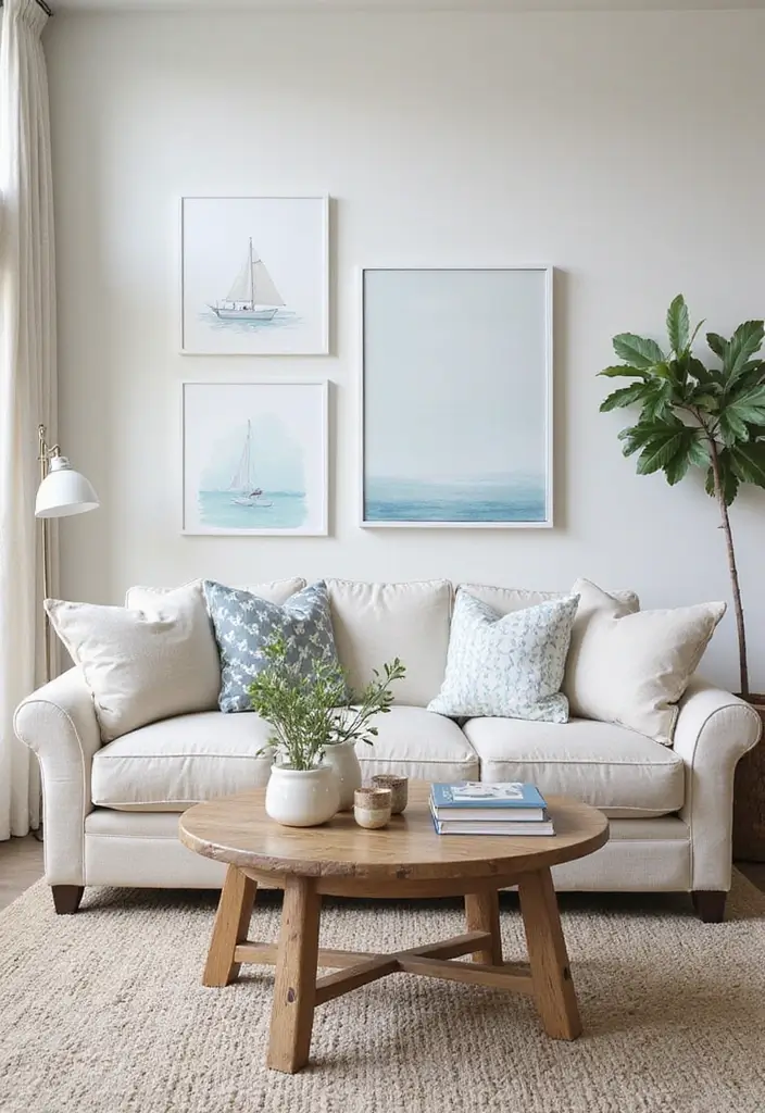 27 Living Room Backgrounds Perfect for Editing & Creativity - 6. Coastal Calm