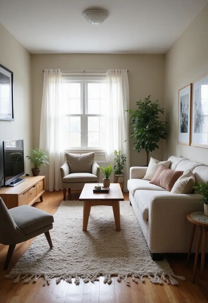 27 Living Room Layouts That Maximize Comfort and Style - 12. Floating Furniture