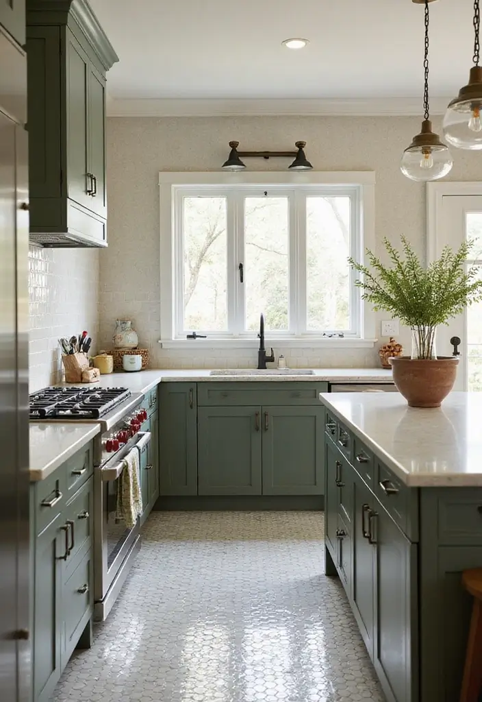 27 Midcentury Kitchen Remodel Ideas with Classic Charm - 14. Classic Tile Designs