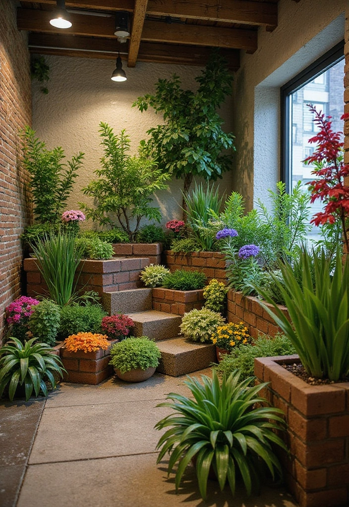 27 Minecraft Basement Ideas for Gaming Fans - 11. Minecraft Garden