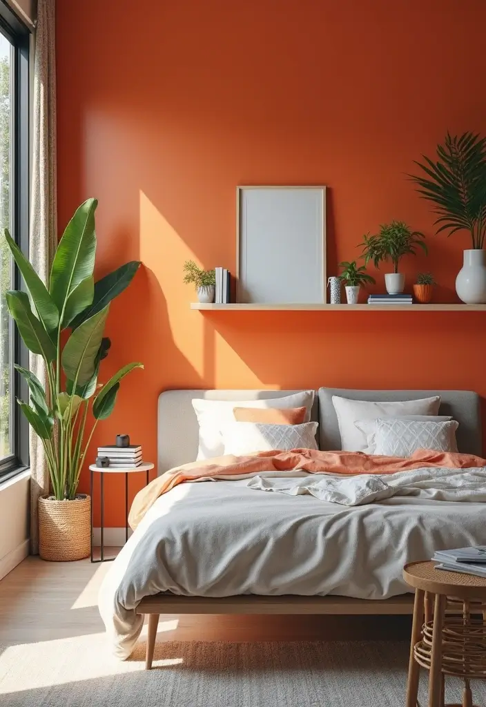 27 New York Apartment Bedroom Inspirations to Copy - 1. Bold Accent Walls