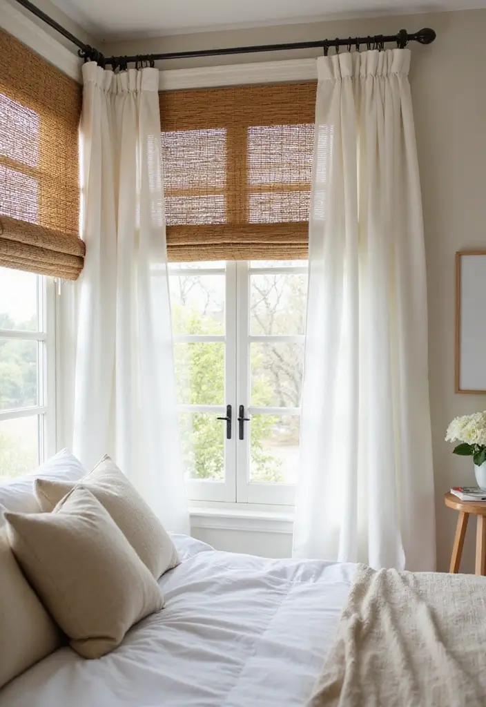 27 New York Apartment Bedroom Inspirations to Copy - 13. Window Treatments