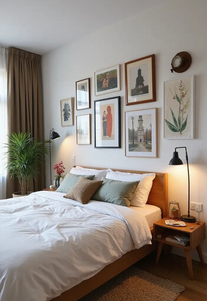 27 One Bedroom Apartment Floor Plans for Every Lifestyle - 16. Artistic Displays