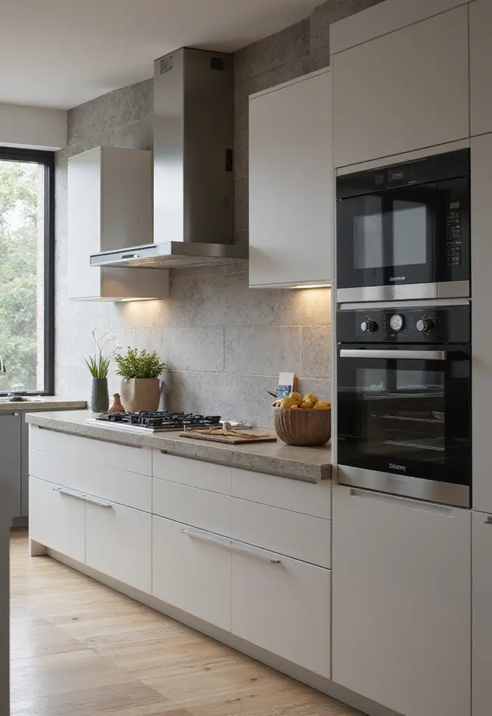 27 Small Kitchen Remodel Ideas to Maximize Your Space - 10. Integrated Appliances for a Sleek Look