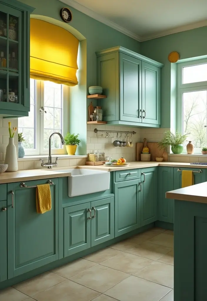 27 Small Kitchen Remodel Ideas to Maximize Your Space - 13. Effective Use of Color Psychology