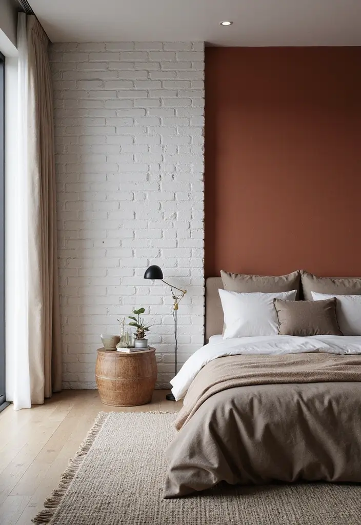 27 Stylish One Bedroom Apartment Ideas You’ll Love - 16. Textured Walls