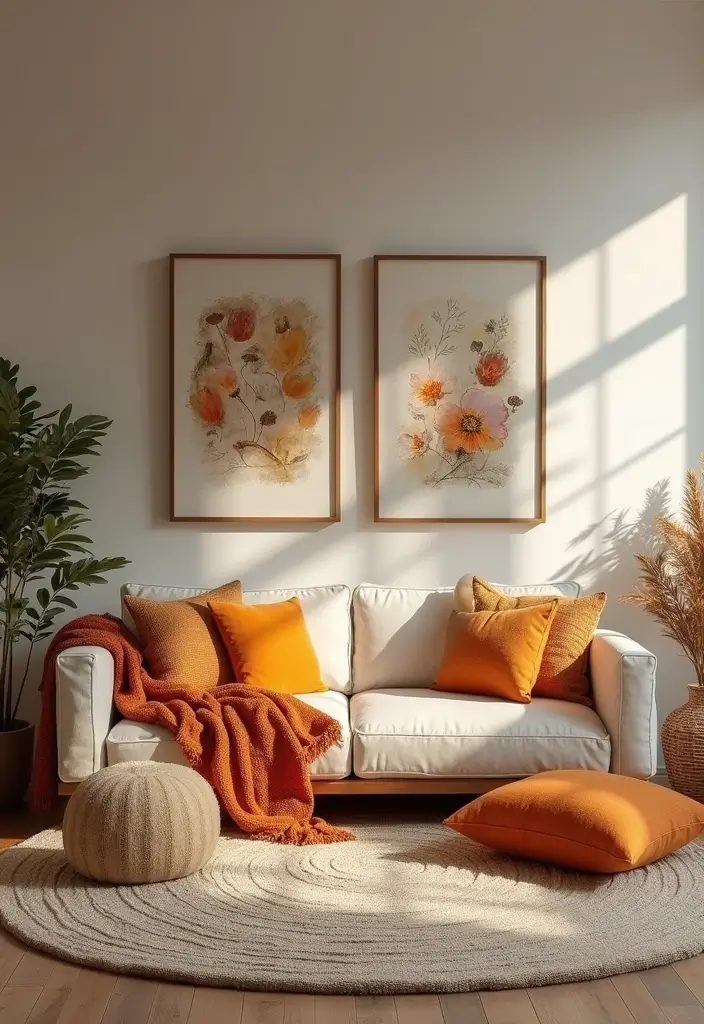 27 Stylish One Bedroom Apartment Ideas You’ll Love - 26. Seasonal Decor Updates