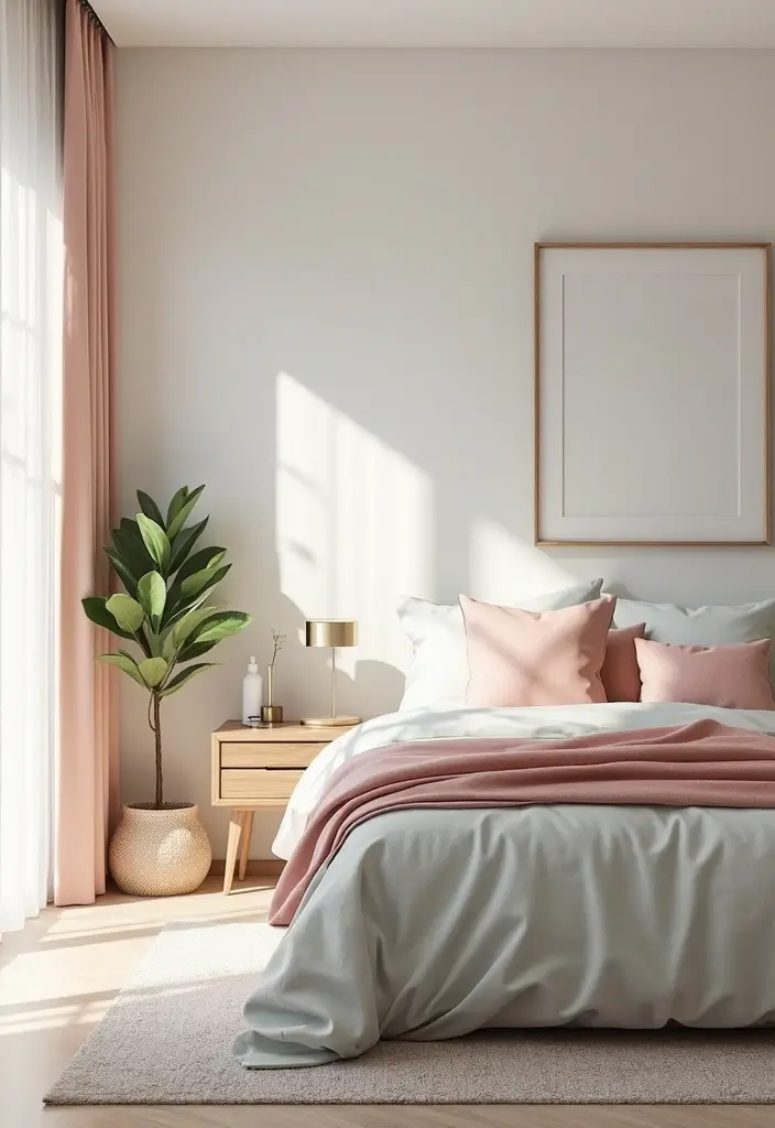 27 Stylish One Bedroom Apartment Ideas You’ll Love - 3. Bright and Airy Color Schemes