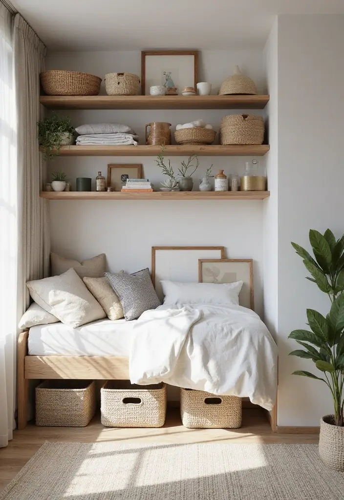 27 Stylish One Bedroom Apartment Ideas You’ll Love - 4. Smart Storage Solutions