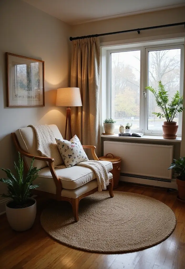 27 Stylish One Bedroom Apartment Ideas You’ll Love - 5. Cozy Nooks for Relaxation