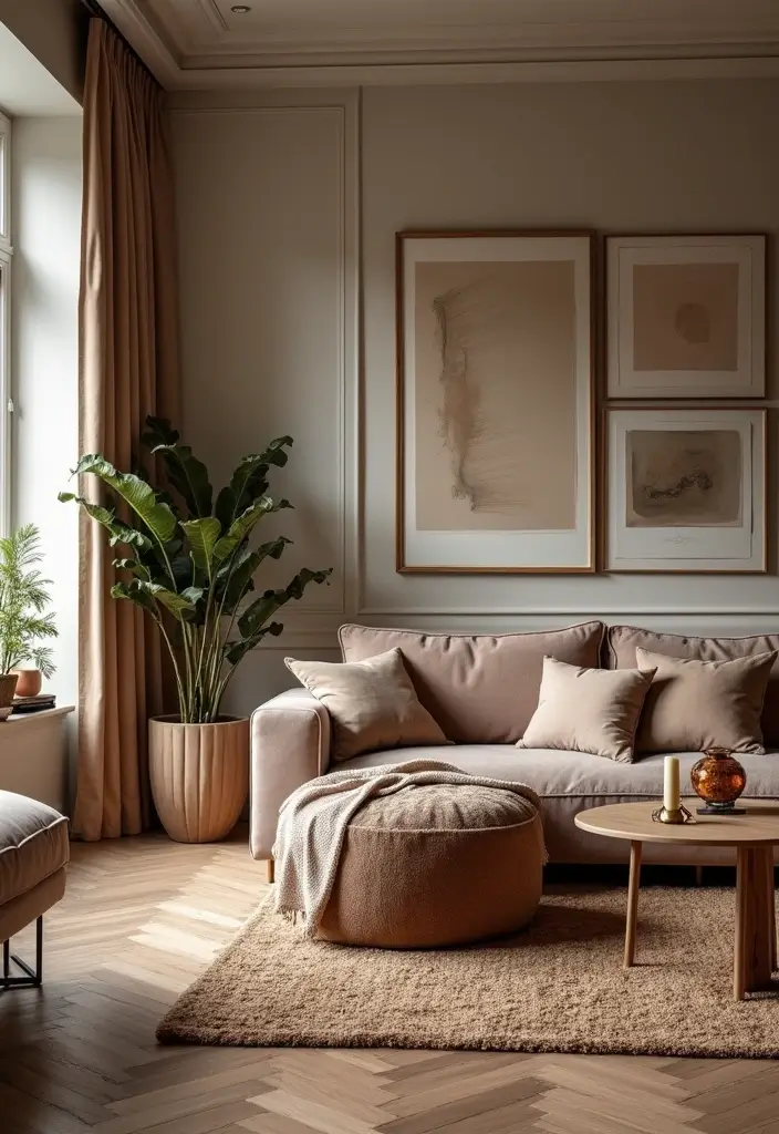 27 Two Bedroom Apartment Layout Ideas for Small Spaces - 17. Textured Layers