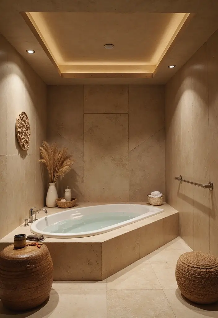 28 Basement Room Ideas to Fit Any Lifestyle - 16. Elegant Spa Retreat