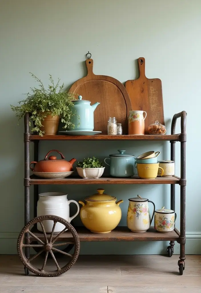 28 DIY Kitchen Remodel Projects Anyone Can Do - 12. Upcycled Furniture