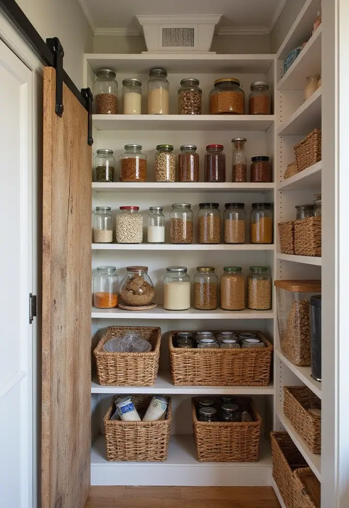 28 Farmhouse Kitchen Remodel Features to Love - 10. Farmhouse Pantry