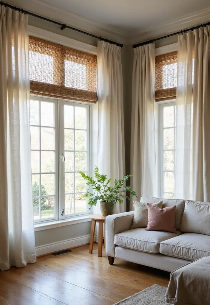 28 Home Decor Ideas Living Room Lovers Won’t Want to Miss - 13. Sustainable Window Treatments