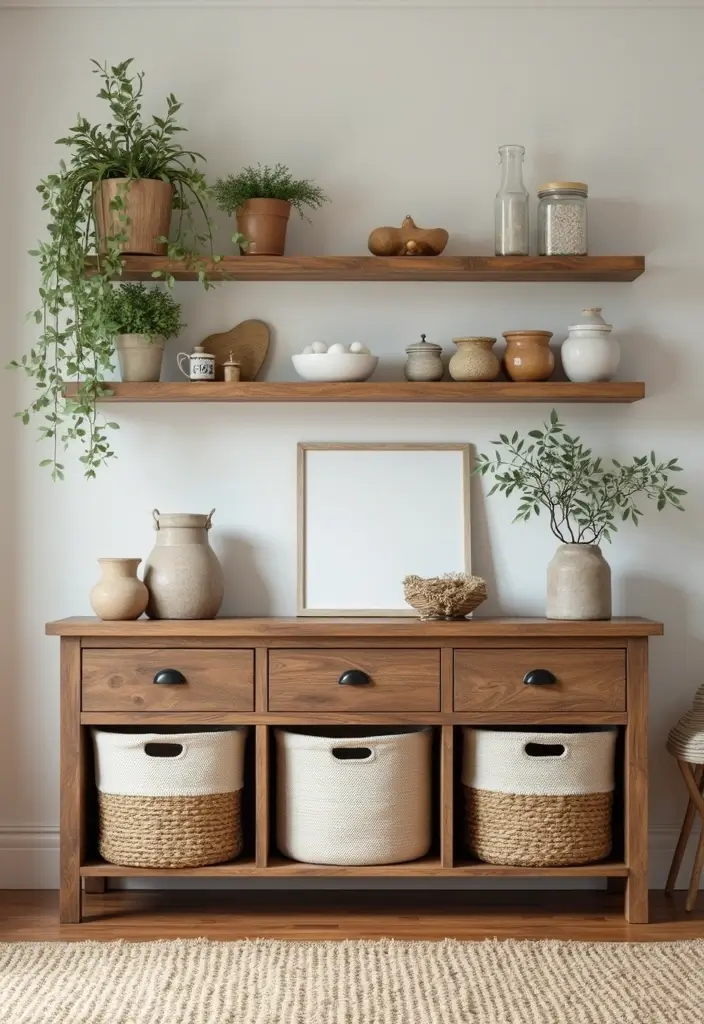 28 Home Decor Ideas Living Room Lovers Won’t Want to Miss - 14. Eco-Friendly Storage Solutions