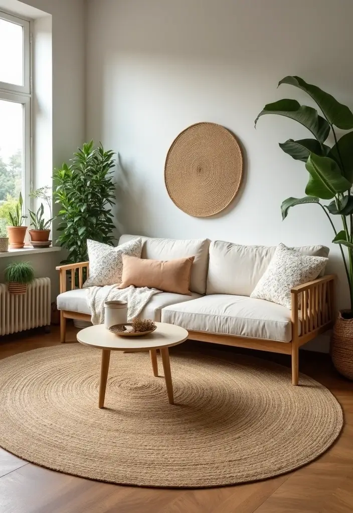 28 Home Decor Ideas Living Room Lovers Won’t Want to Miss - 2. Natural Fiber Rugs