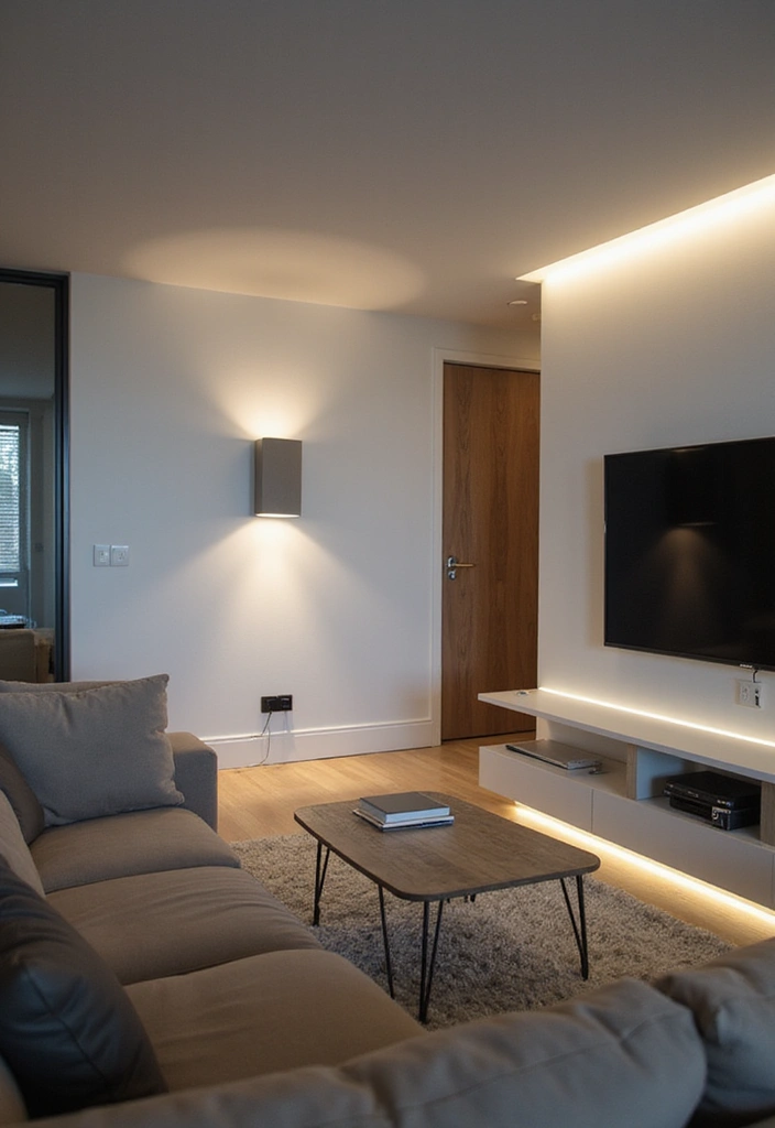 28 Home Decor Ideas Living Room Lovers Won’t Want to Miss - 20. Smart Tech Solutions