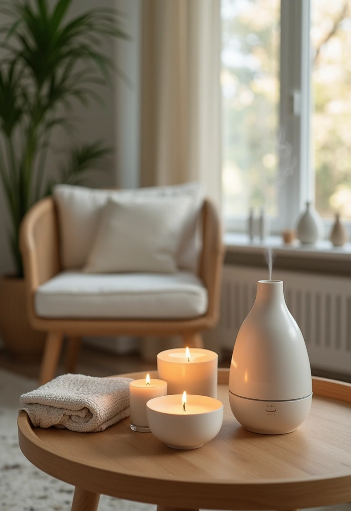 28 Home Decor Ideas Living Room Lovers Won’t Want to Miss - 24. Aromatherapy Elements