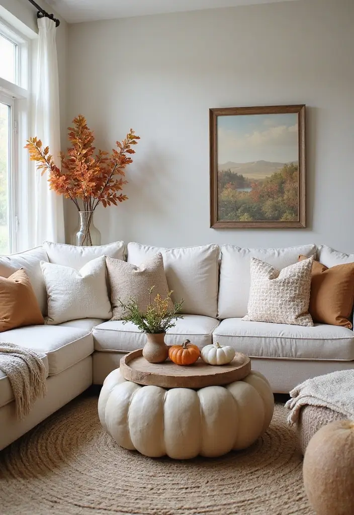 28 Home Decor Ideas Living Room Lovers Won’t Want to Miss - 27. Seasonal Decor Changes