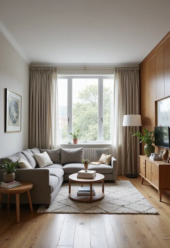 28 Rectangle Living Room Layout Ideas for Any Home - 13. Sectioned Spaces