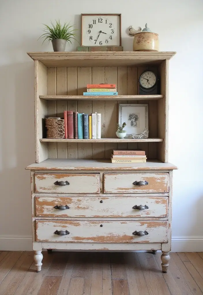 28 Thrifted Home Decor DIY Ideas to Save and Shine - 17. Upcycled Drawer Shelves