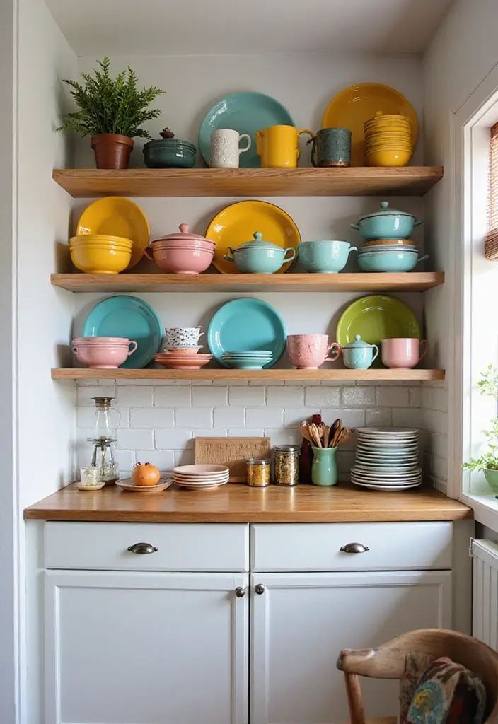 28 Trailer Kitchen Remodel Single Wide Solutions - 14. Open Shelving for Display