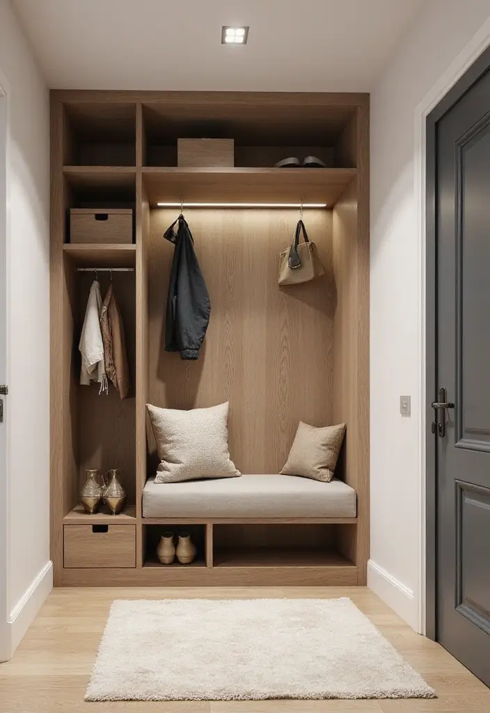 28 Two Bedroom Apartment Floor Plans to Fit Your Needs - 12. Stylish Entryways