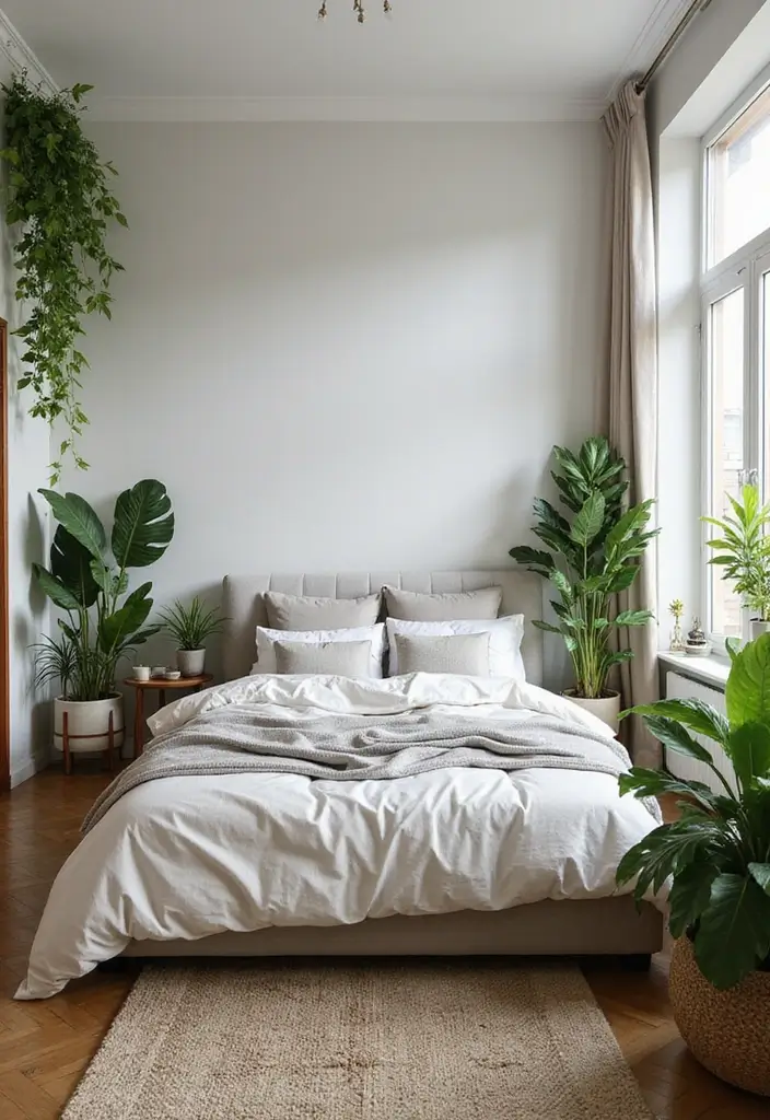 28 Two Bedroom Apartment Floor Plans to Fit Your Needs - 15. Indoor Plants