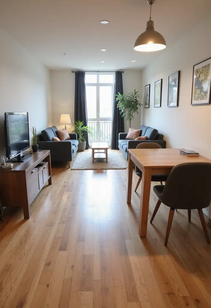 29 Basement Apartment Ideas for Comfortable Living - 11. Create Zones with Furniture