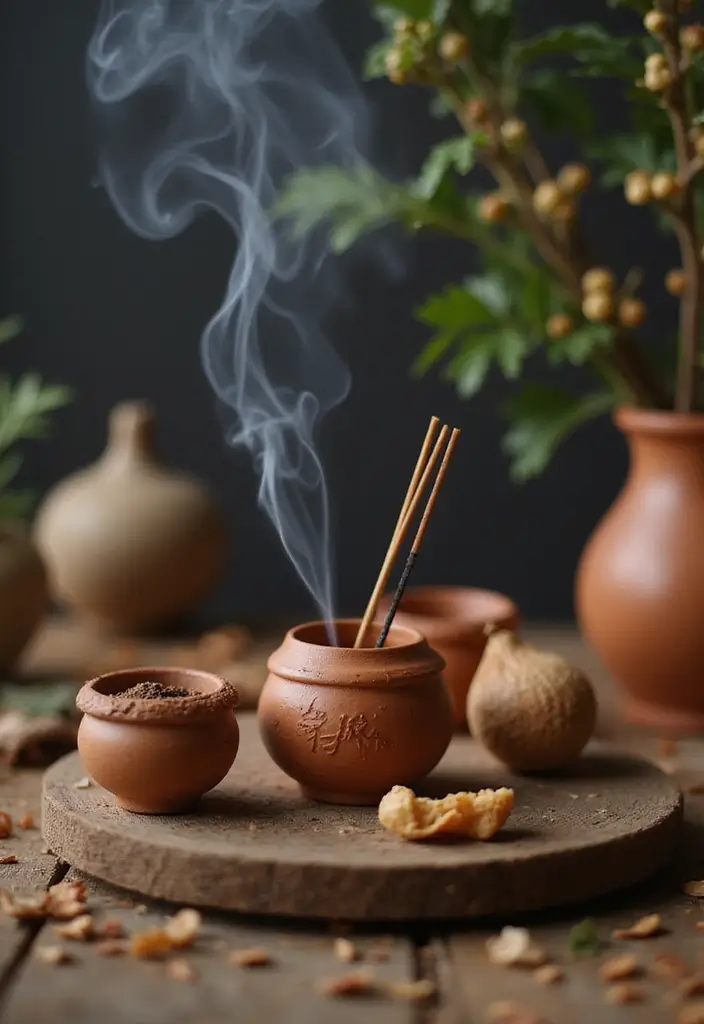 29 Ganesh Decoration Ideas for a Festive Home Decor - 12. Natural Incense Holders