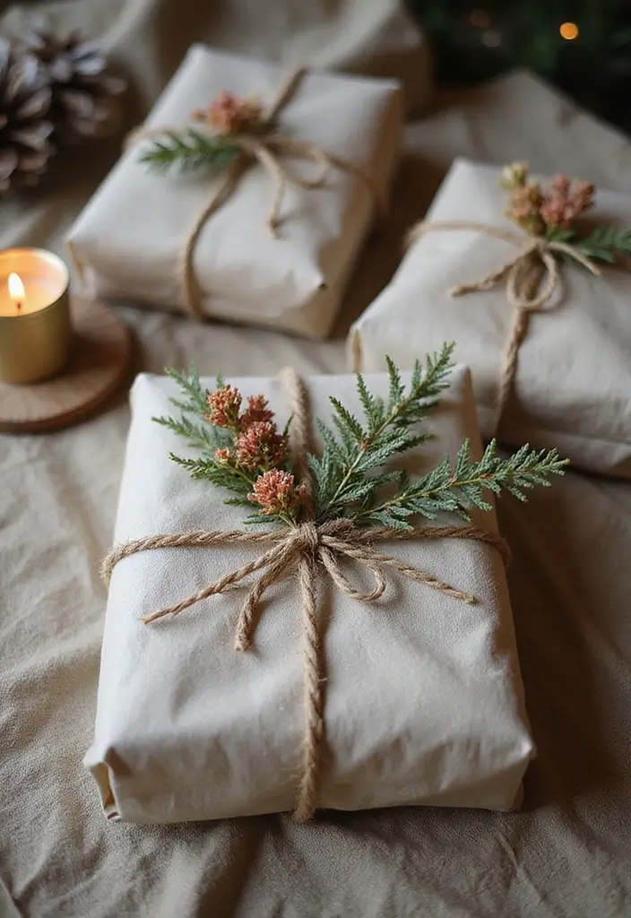 29 Home Decor Ideas for Diwali to Light Up Your Home - 13. Sustainable Gift Wrapping