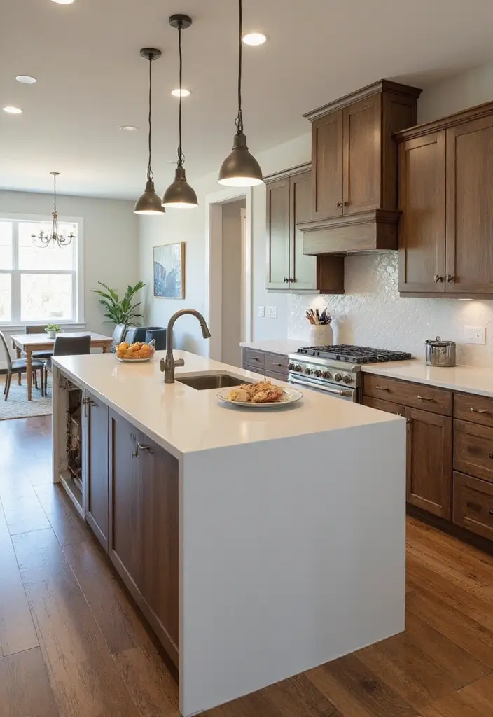 29 Kitchen Living Room Open Concept Ideas for Modern Homes - 10. Customized Cabinetry