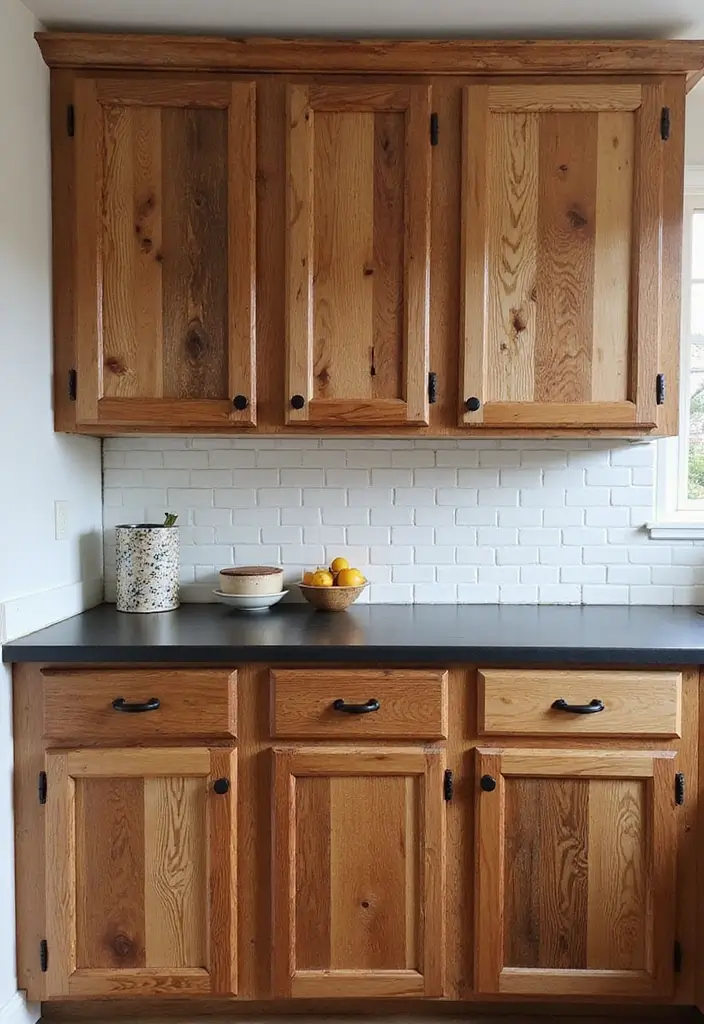29 Kitchen Remodel Ideas That Will Inspire Your Next Project - 1. Go Green with Reclaimed Wood Cabinets