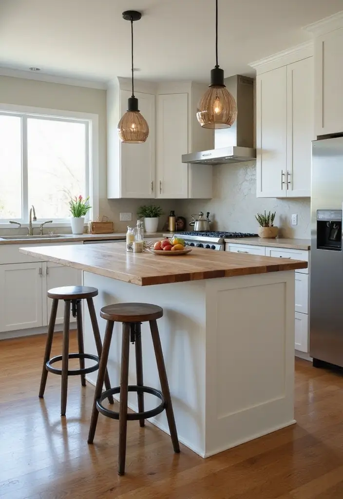 29 Tiny Kitchen Remodel Tips for Small Homes - 13. Utilize Bar Stools Wisely