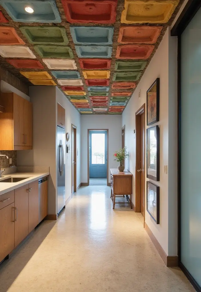 30 Basement Ceiling Ideas That Add Character and Style - 10. Drop Ceilings with a Twist