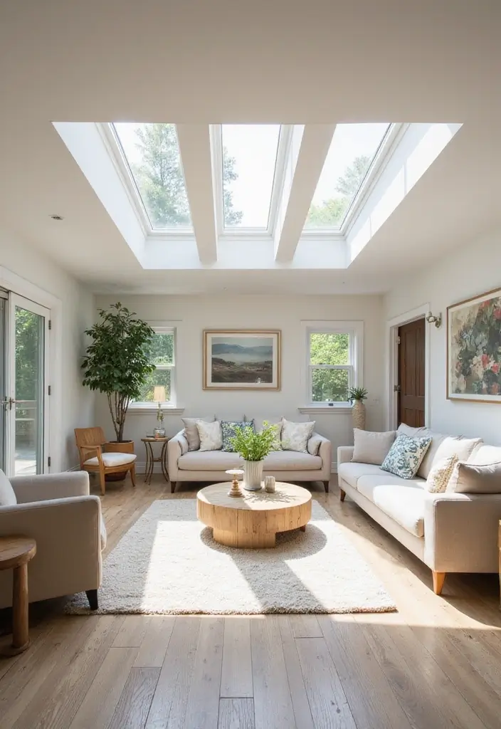 30 Basement Ceiling Ideas That Add Character and Style - 16. Skylights