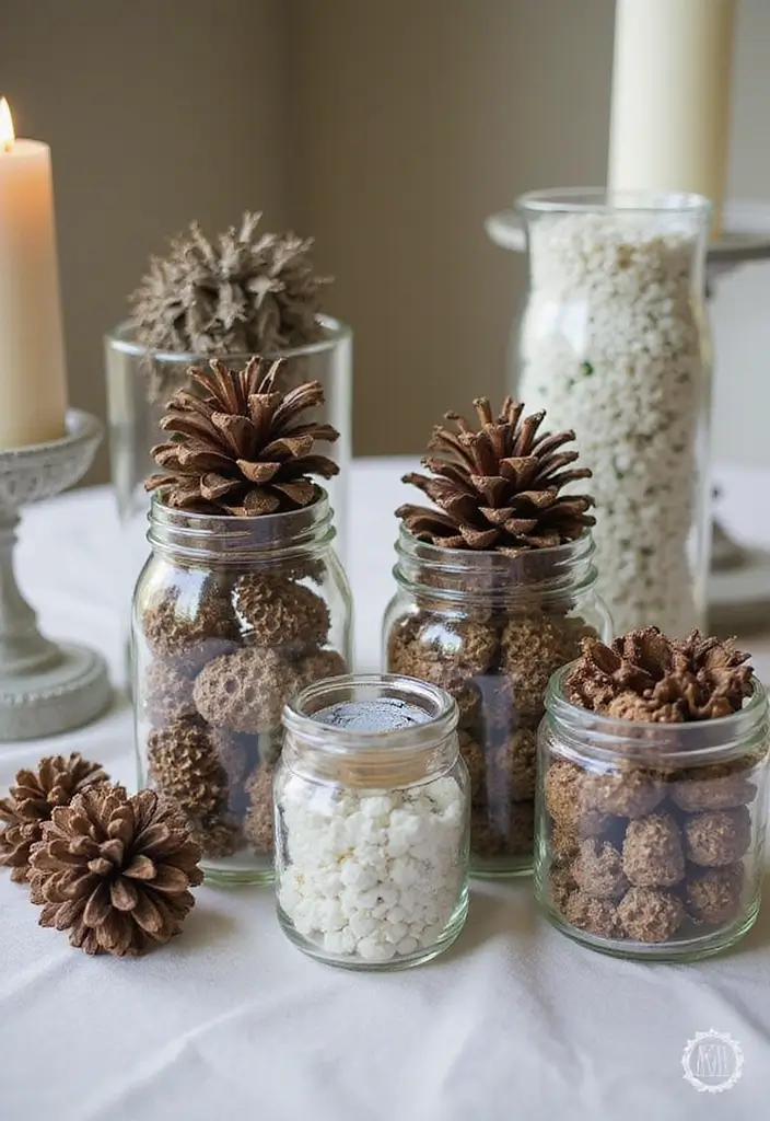 30 Dollar Tree Home Decor Ideas Anyone Can Do - 10. Elegant Glass Jars