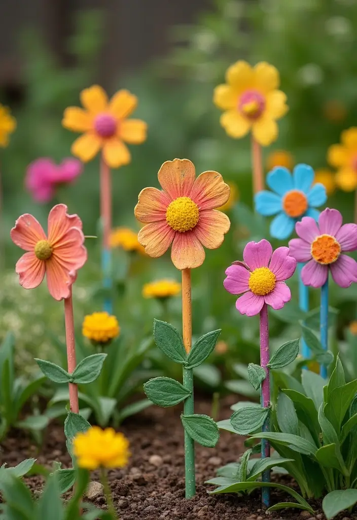 30 Dollar Tree Home Decor Ideas Anyone Can Do - 13. Whimsical Garden Decor