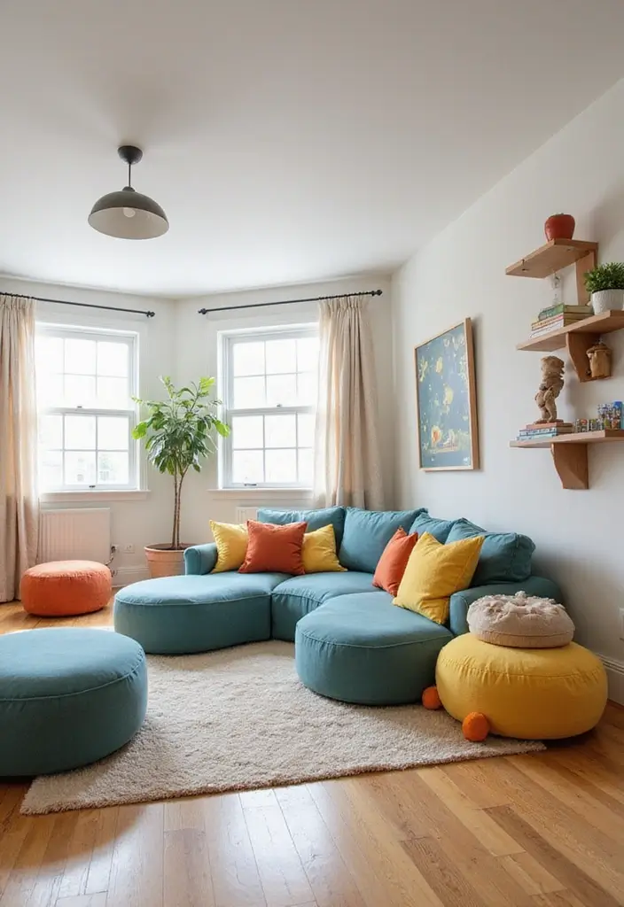 30 Eco-Friendly 3 Bedroom Apartment Concepts for Growing Families - 9. Child-Friendly Design