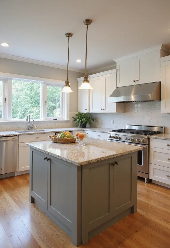 30 Kitchen Remodel Ideas with Islands for Added Functionality - 15. U-Shaped Island for Maximized Space