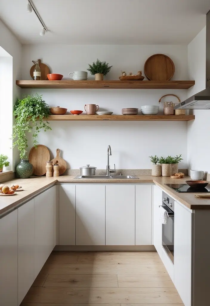 30 Kitchen Remodel Inspiration for Modern Homes - 1. Open Shelving for a Breezy Look