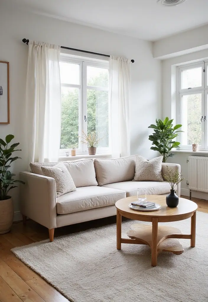 30 Living Room Furniture Layout Ideas to Optimize Space - 11. The Scandinavian Style Layout