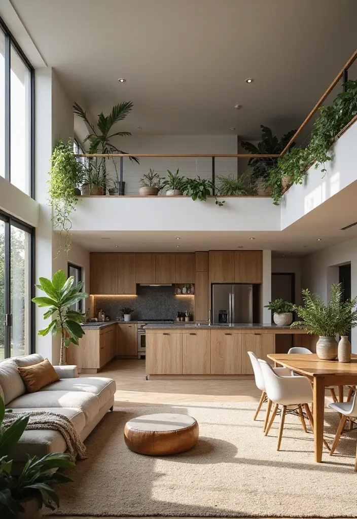 30 Two Bedroom Apartment Floor Plans for Family Comfort - 1. Open-Concept Living Spaces