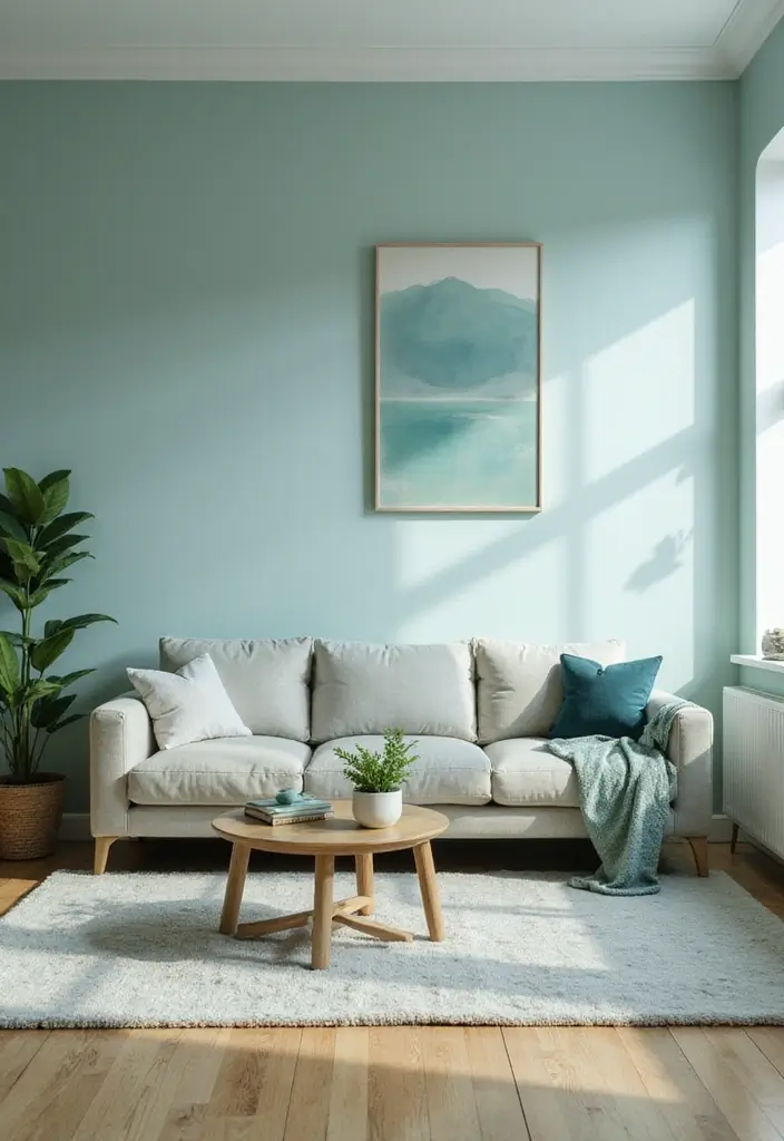 30 Two Bedroom Apartment Floor Plans for Family Comfort - 16. Color Schemes for Peaceful Living