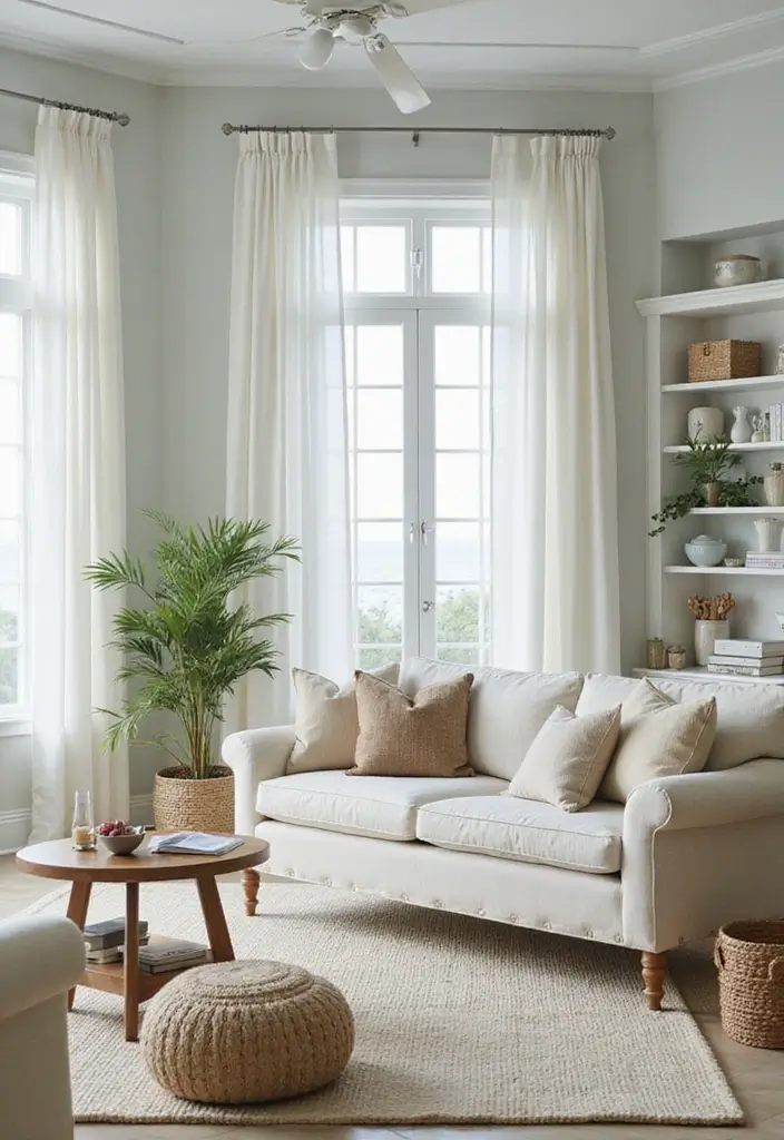 30 Zepeto Background Aesthetic Living Room Inspirations - 13. Coastal Breeze