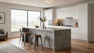 15 Concrete Kitchen Island Ideas for Modern Edge