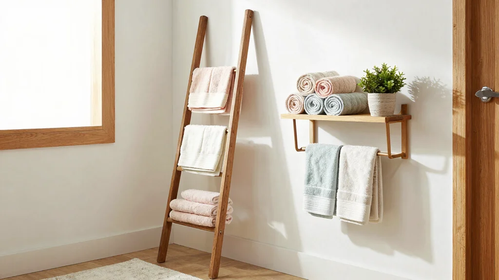 15 Towel Storage Ideas for Small Bathrooms