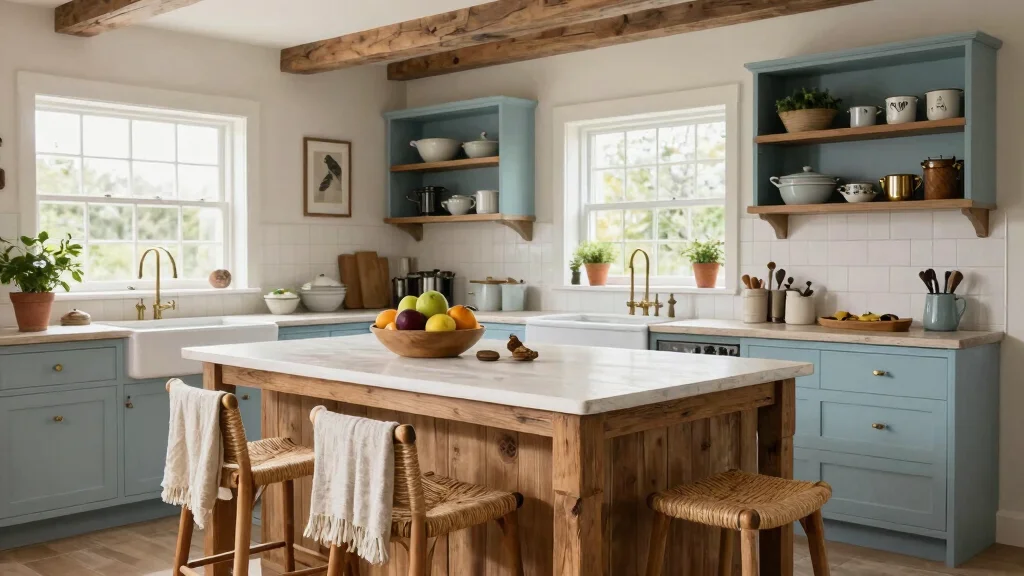 16 Cottage Kitchen Island Ideas for a Cozy Touch